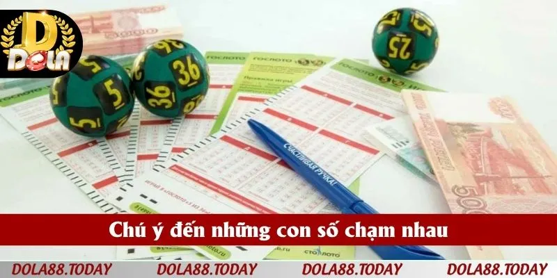 Chú ý đến những con số chạm nhau