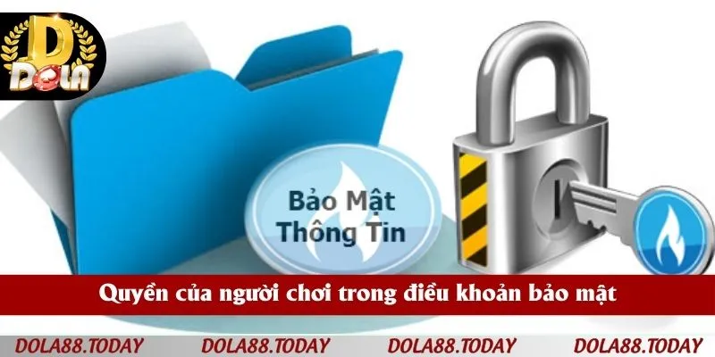 Quyền của người chơi trong điều khoản bảo mật