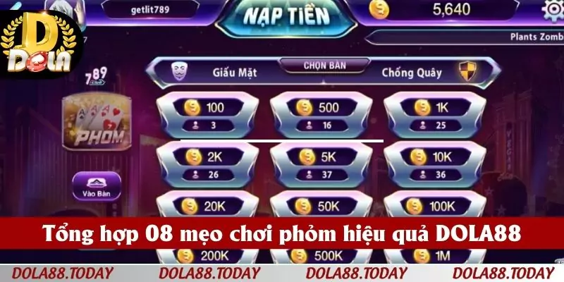 Tổng hợp 08 mẹo chơi phỏm hiệu quả DOLA88